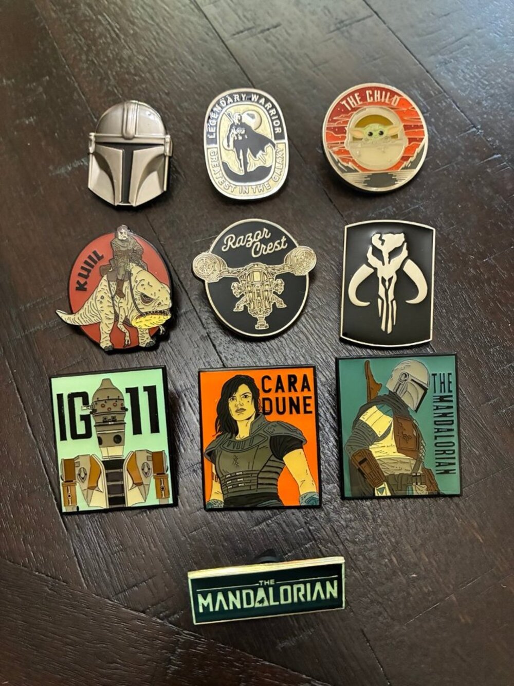 Numskull Star Wars Mandalorian 10 Piece Pin Set